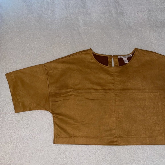 Forever 21 Brown Boxy Crop Top Tshirt - Picture 2 of 5